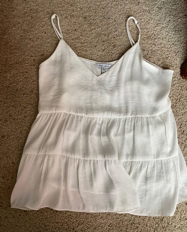 boutique white tank - Image 2