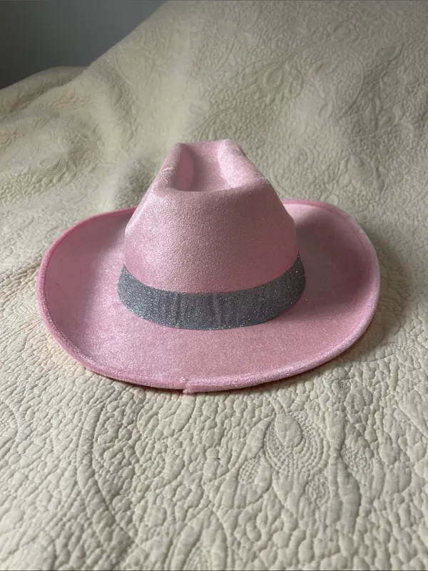 Pink "Birthday Girl" Party Cowboy Hat - Image 3