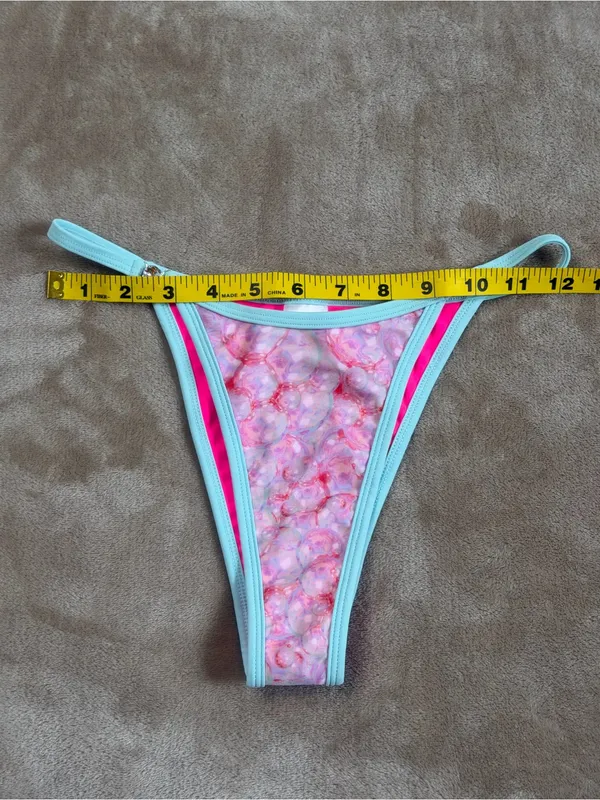 Strawberry Milk Mob Milky Way Bikini Bottom - NWT - Gems - Pink Blue Size Small - Image 6