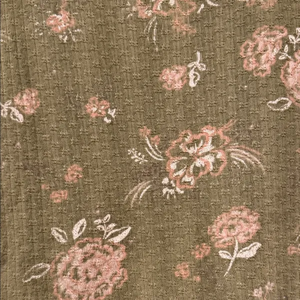 Free People Clover Printed Floral Thermal Top small‎ - Image 3