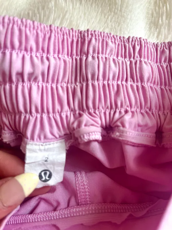 lululemon high rise pink hotty hot shorts 2.5” - Image 3