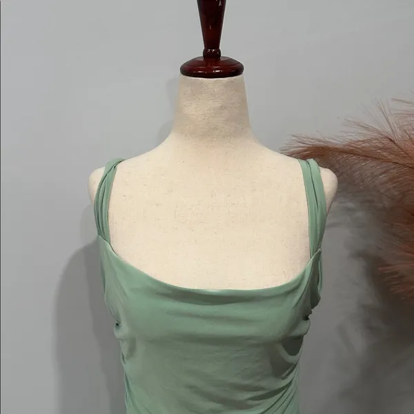 Elegant Mint Green Women's Dress - Image 4
