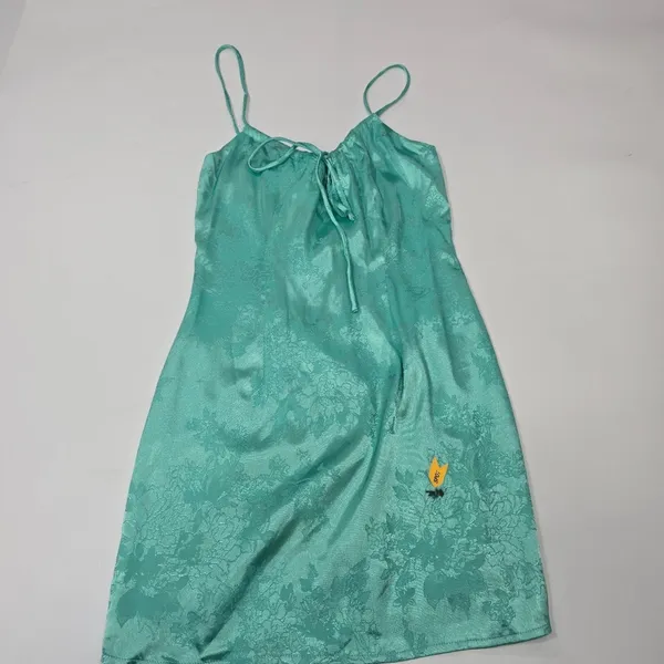Superdown Andy Mini Dress in Teal XS - Image 3