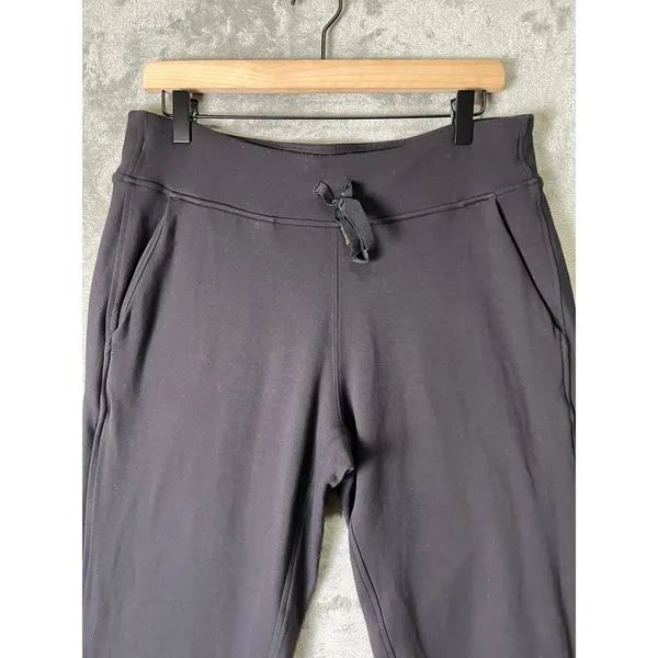 Lululemon Black High‎ Rise Drawstring Tapered Jogger Pants Women's Size 10 - Image 2