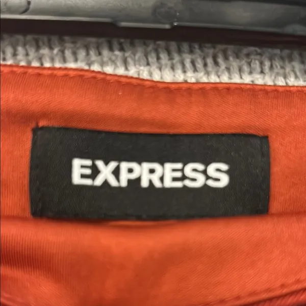 Express High Waist Red Shorts - Image 2