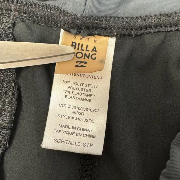 Billabong Sol Searcher Black Board Shorts Swim Trunks J101JSOL Women's Small - Image 5