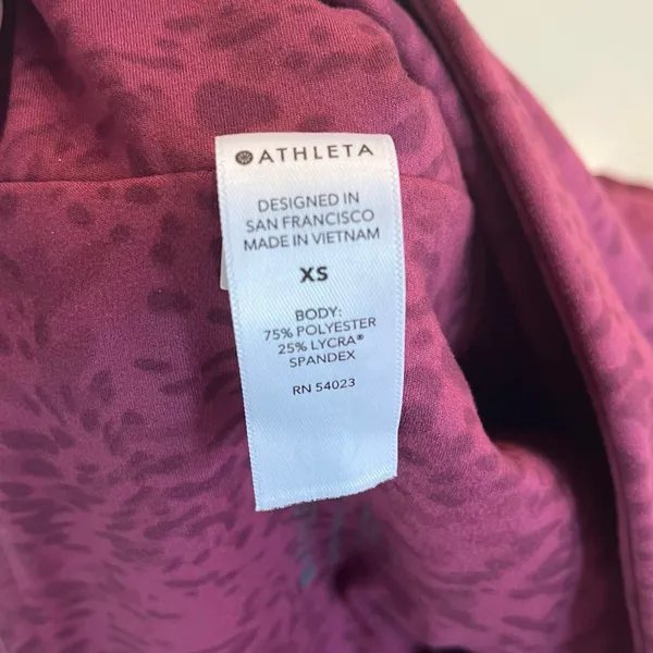 Athleta Elation Printed 7" Shorts Workout‎ Biker Shorts Size XS - Image 5