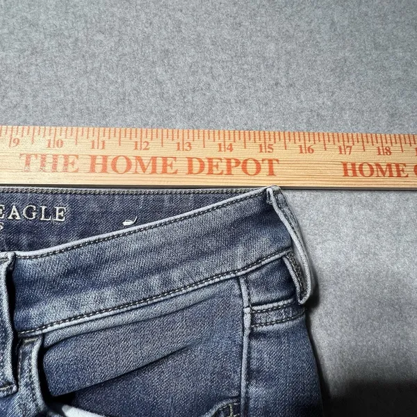 American Eagle Outfitters Women's Super Stretch X4 High Rise Jegging Size 8 Long - Image 5