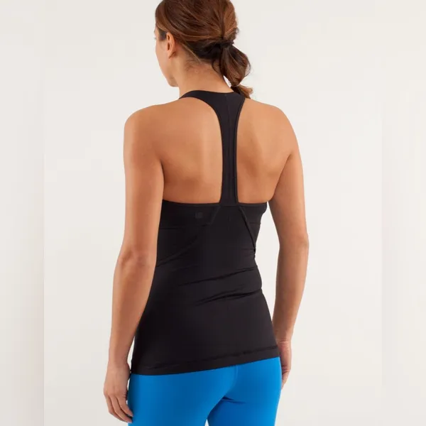 Lululemon Power Up Tank Black Size 6 - Image 4