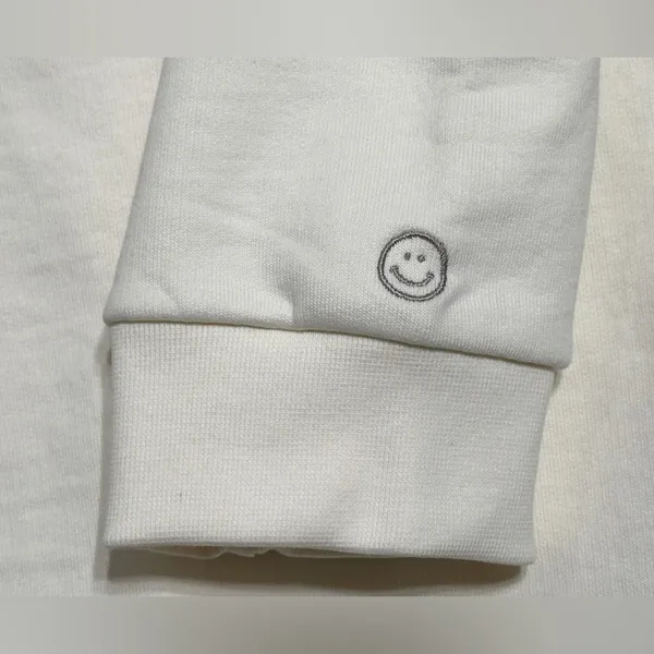 THREAD VISION Toodalooo Sweatshirt 100% organic cotton size XXL cream - Image 10