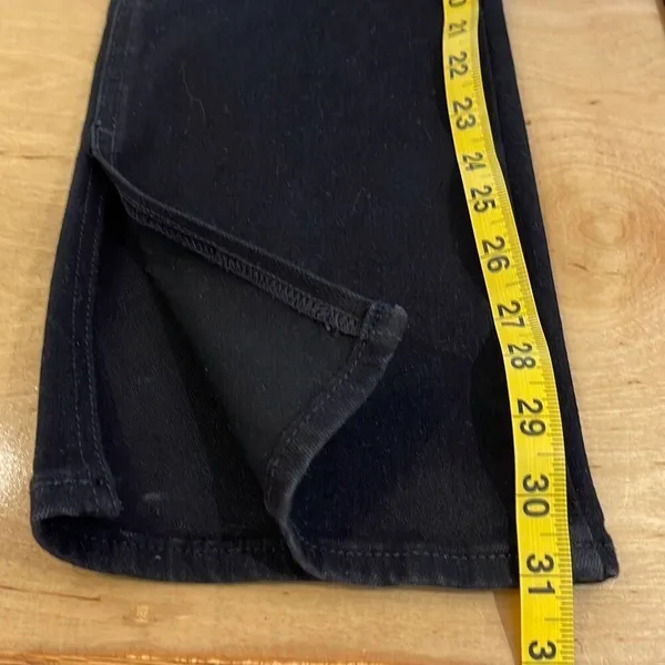 Hidden Los Angeles Womens‎ High Rise Slit Hem Ryan Bootcut Jeans Black Sz 24 NWT - Image 10