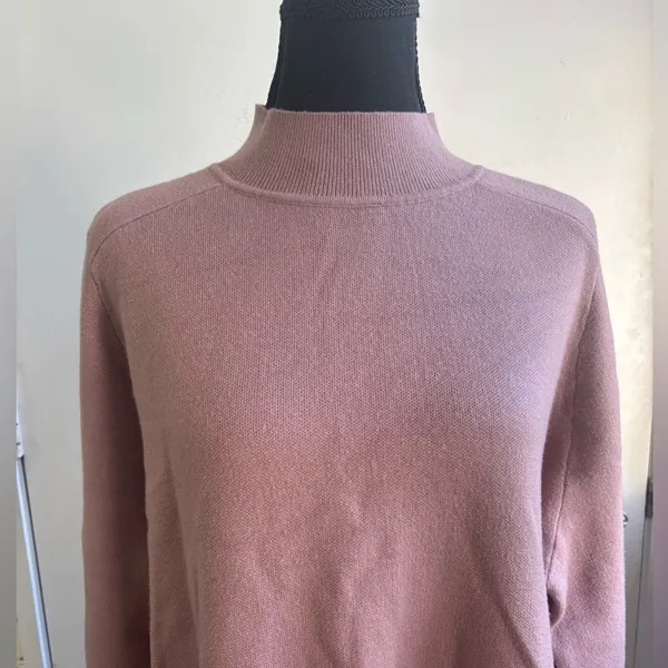Maeve Crew Neck Side Slit Tunic‎ Sweater large oversized layered workwear staple - Image 4