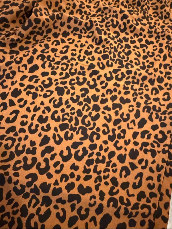 Source Unknown Leopard Print Pants - Brown & Black - Image 2