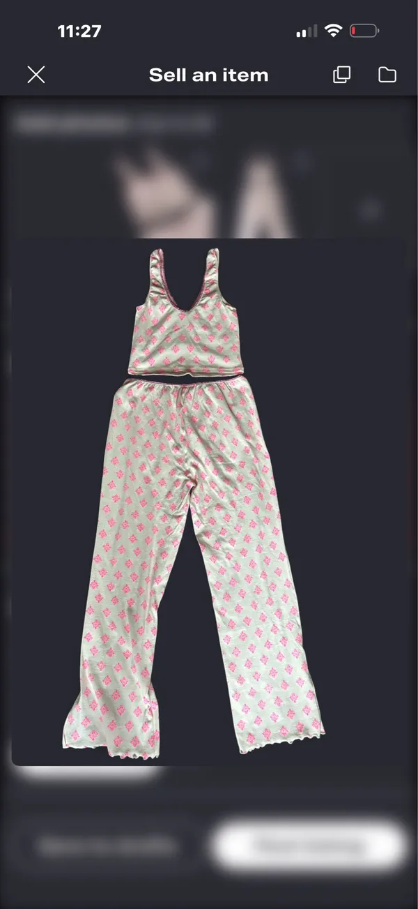 Free People Fresh In Love 🥰 Lounge Set large new SOLD OUT - Image 4