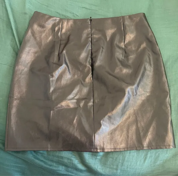 Leather Skirt Lulus Mini Black Faux - Image 5