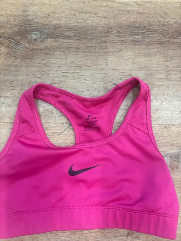 Pink Nike Sports Bra Dri-Fit - Image 2