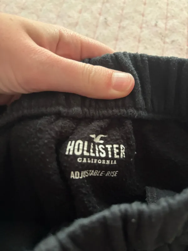 Black Hollister Sweatpants - Image 2