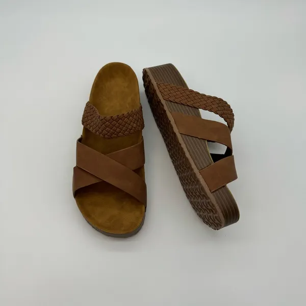 New. Brown Sandals for Women – Soft Cushioned Soles, Casual Warm Weather Wear - Image 13