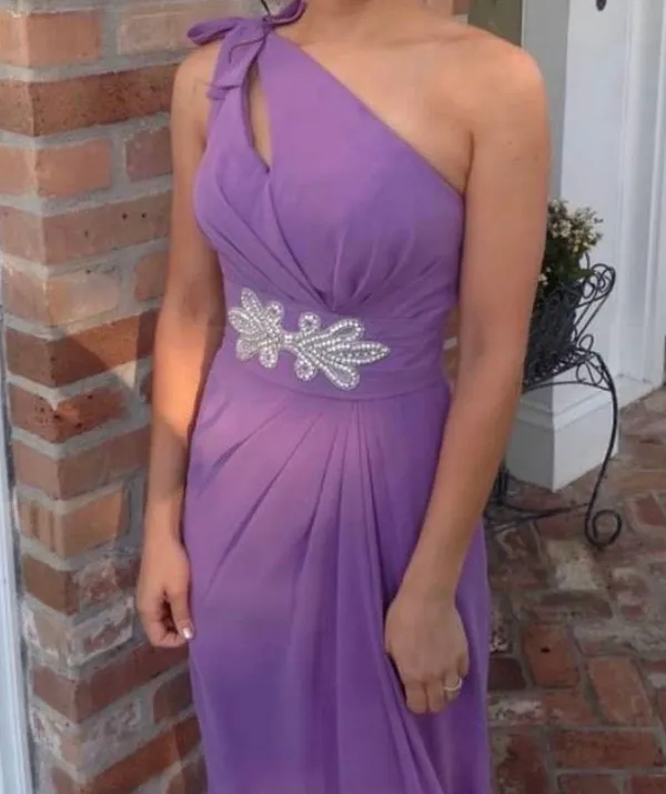 Purple Formal Dress Size 4 - Image 4