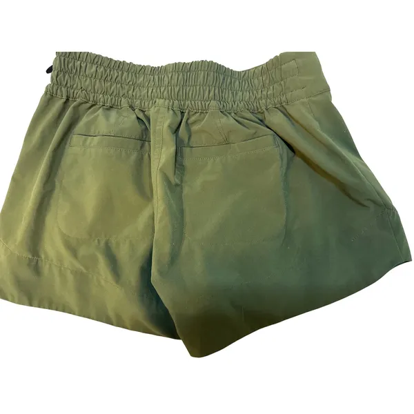 ATHLETA Hudson Board Travel Olive Green Athletic‎ Shorts Sz 0 - Image 6