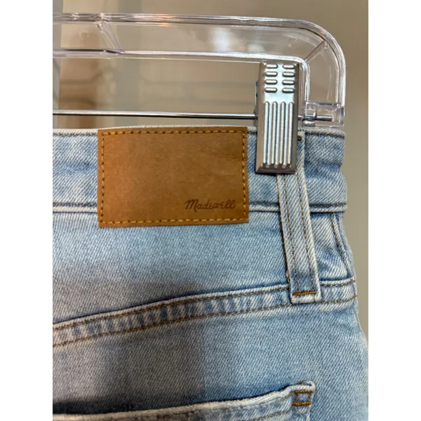Madewell Perfect Vintage Straight Jeans Danby Wash Knee Rip‎ 27 Clean Girl - Image 9