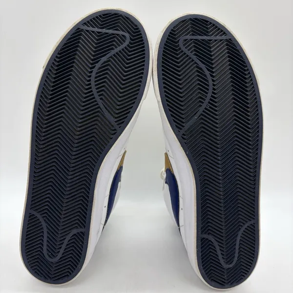 Nike Youth 6.5Y Womens 8 Blazer Mid '77 SE GS White Blue Void Gold‎ DD1847-102 - Image 6