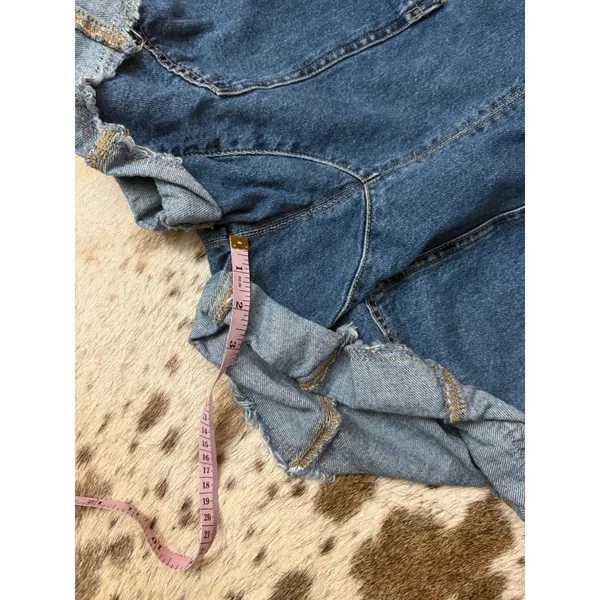 Free People We The Free High Roller Shortall Romper Size Large - Image 8