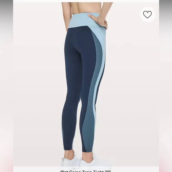 Lululemon Athletica Get Going Train Tight 28" leggings size 6 - Image 3