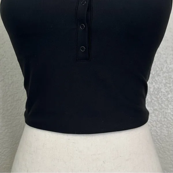 Abercrombie & Fitch YPB SculptLUX Curve Love Plunge Henly Slim Tank, Sz Small - Image 4