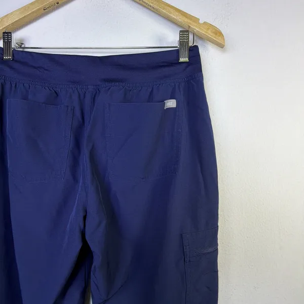 FIGS Womens zamora Freex Jogger Scrub Pants Navy Blue scrubs medical Size small - Image 6