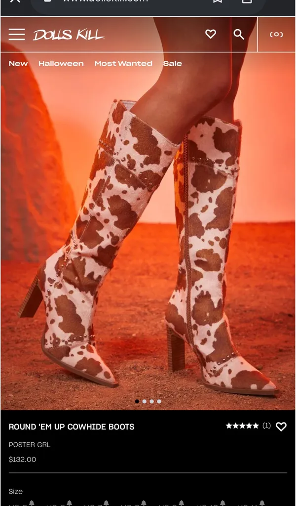 Dolls Kill Steve Madden Cowgirl Boots - Image 6