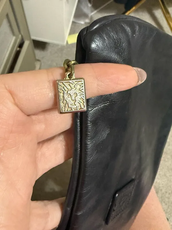 Vintage Anne Klein for Calderon Black Leather Clutch Purse - Image 2