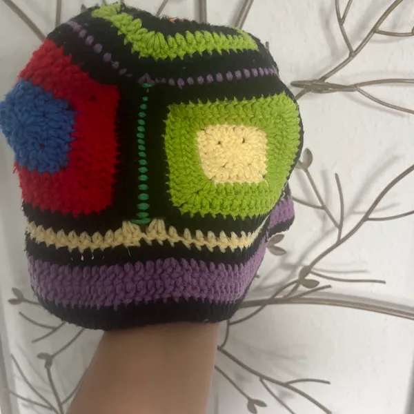 Multi color crochet hat Multiple - Image 2