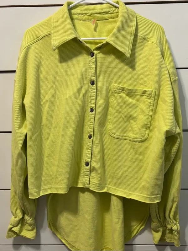 Free People Movement Shacket Button Down Shirt - Image 2