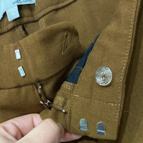 KUT From The Kloth Brown Ankle Trousers Size 14 - Image 4