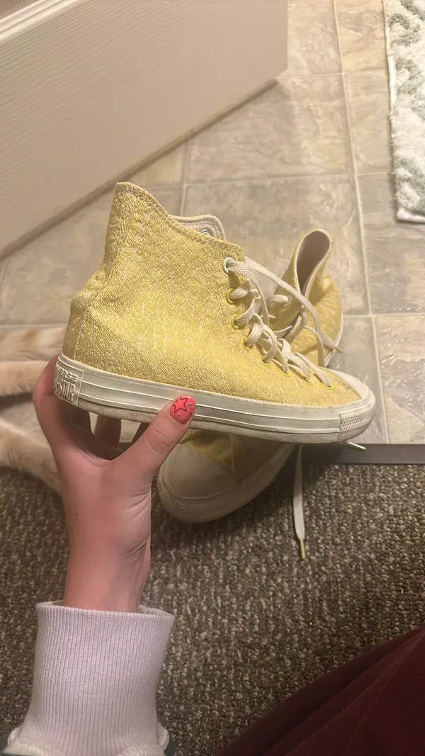 Yellow Converse High-Top - Image 3