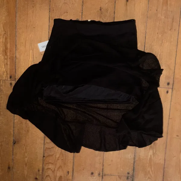 Silence + Noise Black Midi Skirt - Image 2