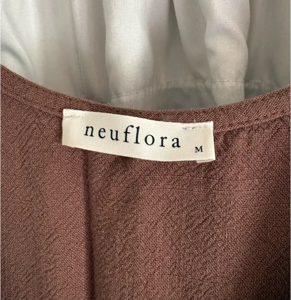 Neuflora Brown Dress Size M - Image 2