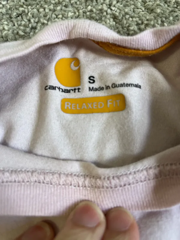 Carhartt Light pink relaxed fit Workforce tee - Image 2