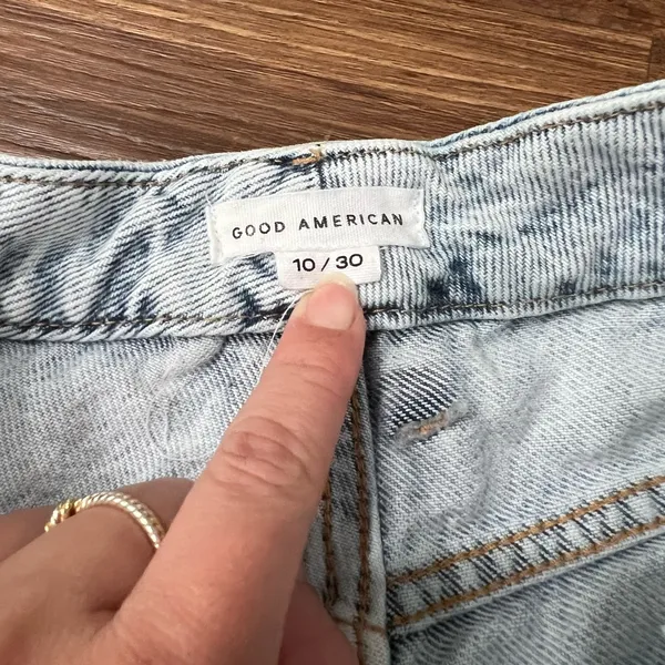 Good American Light Blue Denim Jeans - Image 4