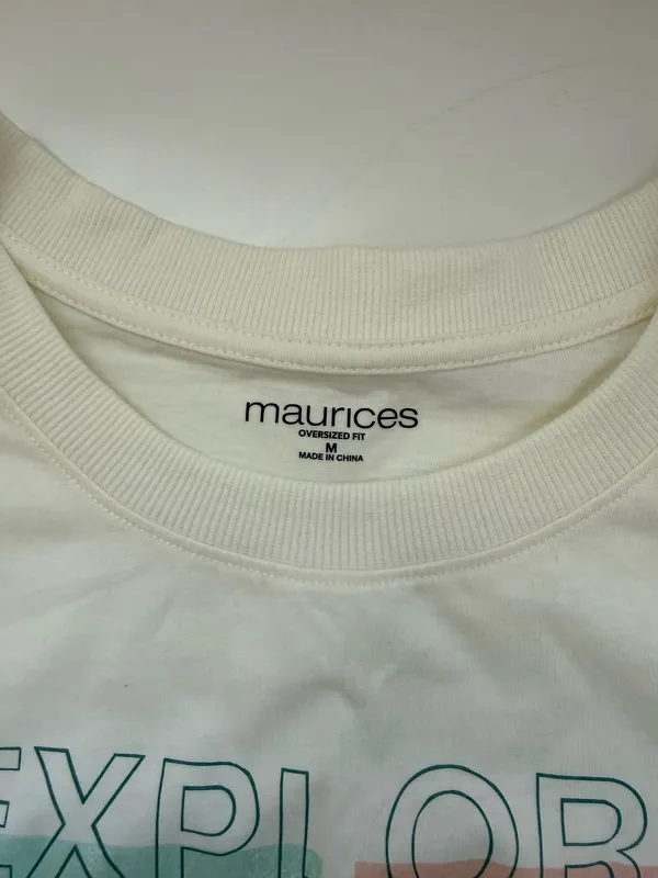 Maurices Explore New Terrains Oversized Graphic Tee Sequin Nature - Image 10