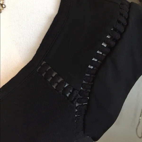 Loft mixed media blouse - Image 2