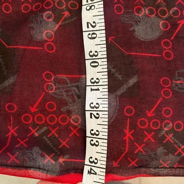 NWT Supia blue and red football theme Infinity scarf - Image 6