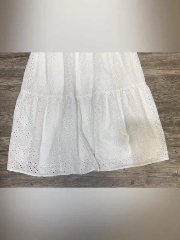 Nanette Nanette Lepore White Eyelet Maxi Dress Size 8 - Image 4