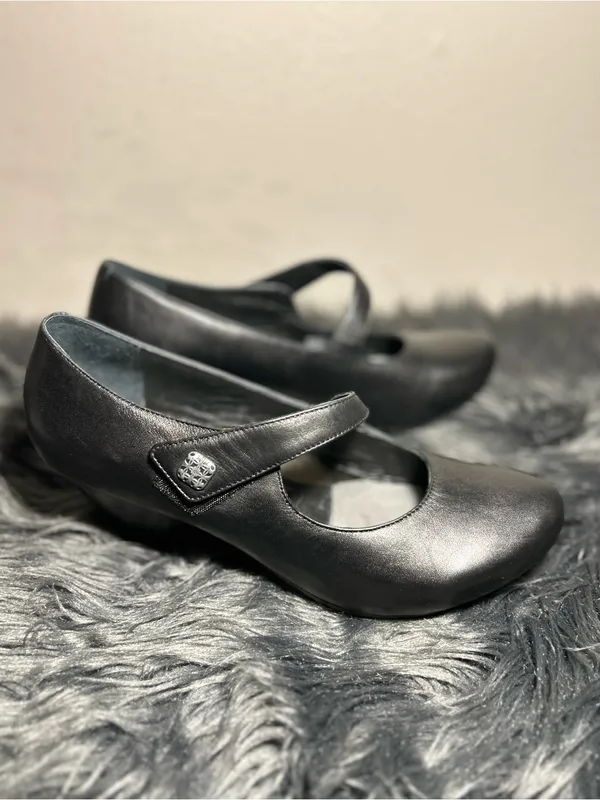 Dansko Betty Black Leather Mary Jane Pumps Women's Heels Size EU 40 - Image 7