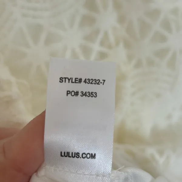 Lulu’s love you for eternity white lace dress - Image 9
