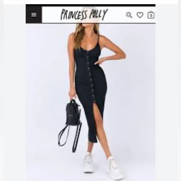 Princess Polly Button Down Midi Dress - Image 2