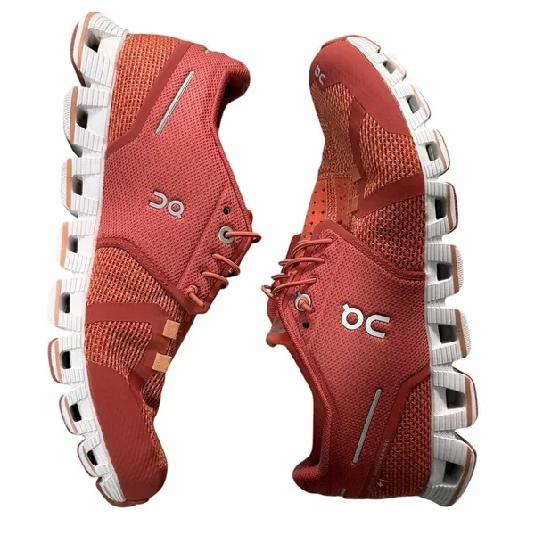 On Running Cloud 5 Running Shoes‎ Chili/Rust Women's Size 8 - Image 7