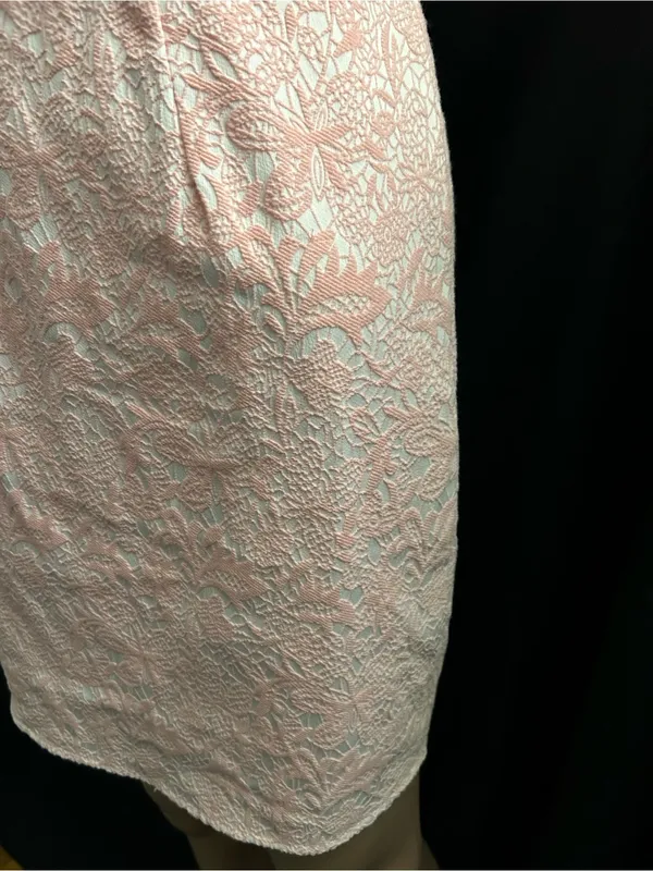 Moon Sleeveless Pink Lace Sheath Dress XS - SM - Image 4