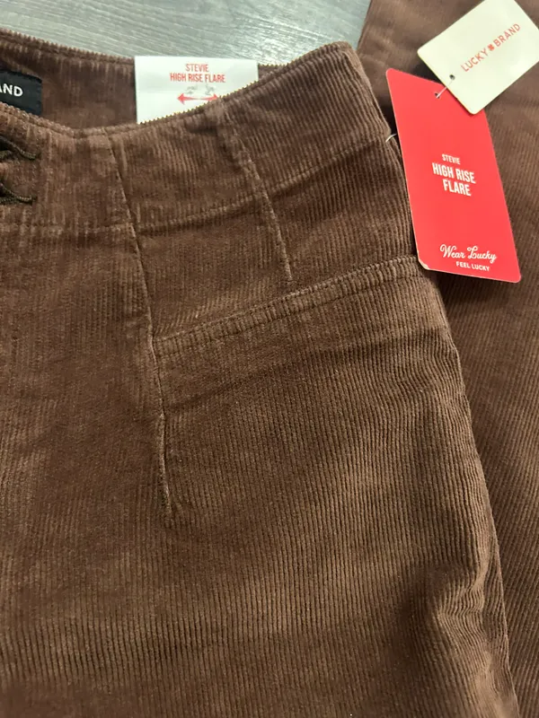 Women's Corduroy Flared Jeans - Image 7
